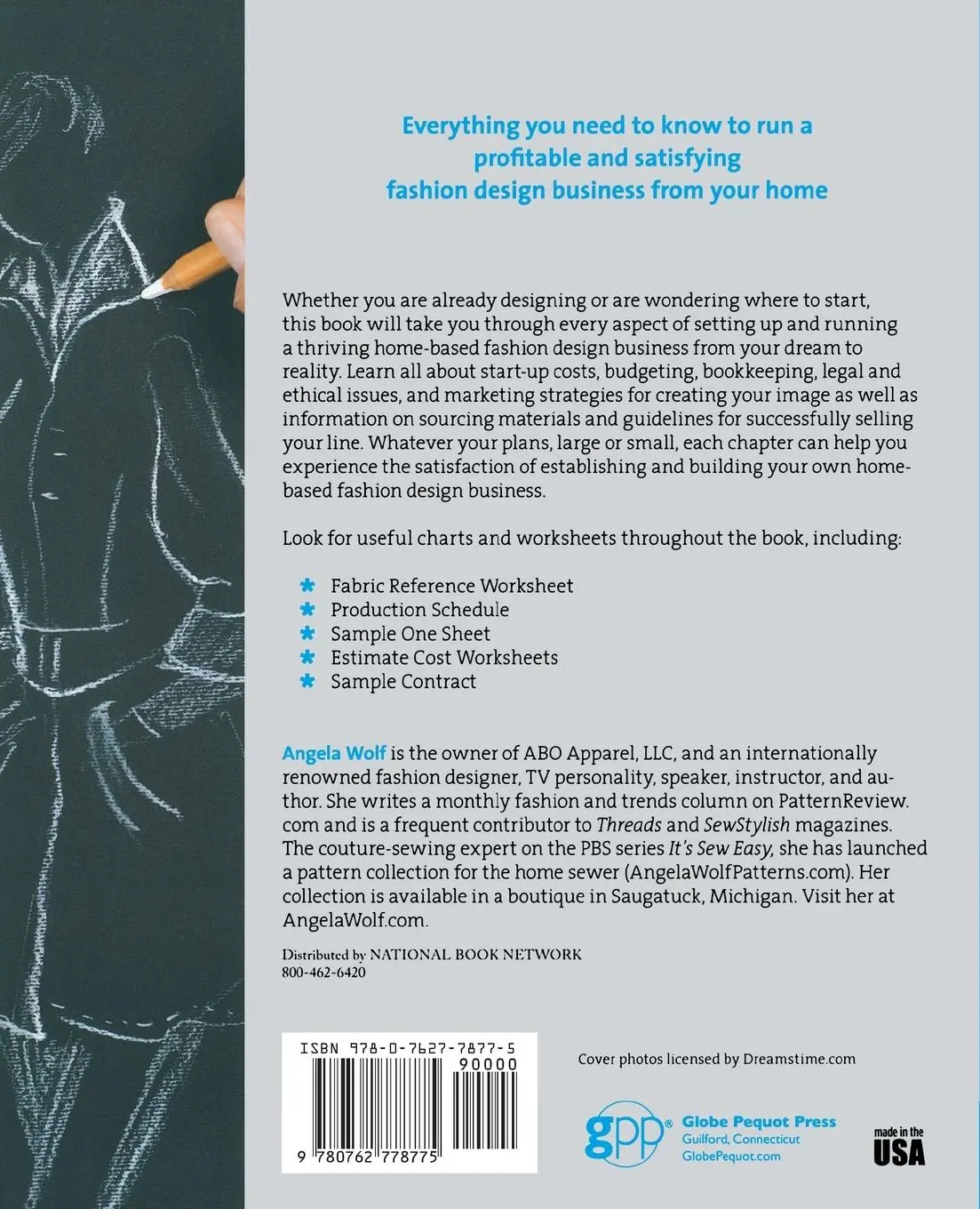 Rückseite: 9780762778775 | How to Start a Home-based Fashion Design Business | Angela Wolf | Buch