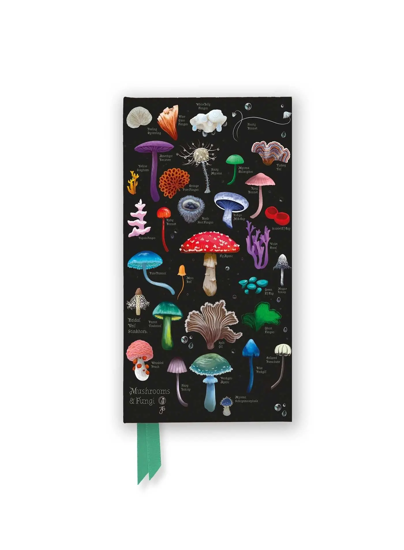 Cover: 9781835628775 | Anna Stead: Mushrooms &amp; Fungi (Foiled Slimline Journal) | Publishing