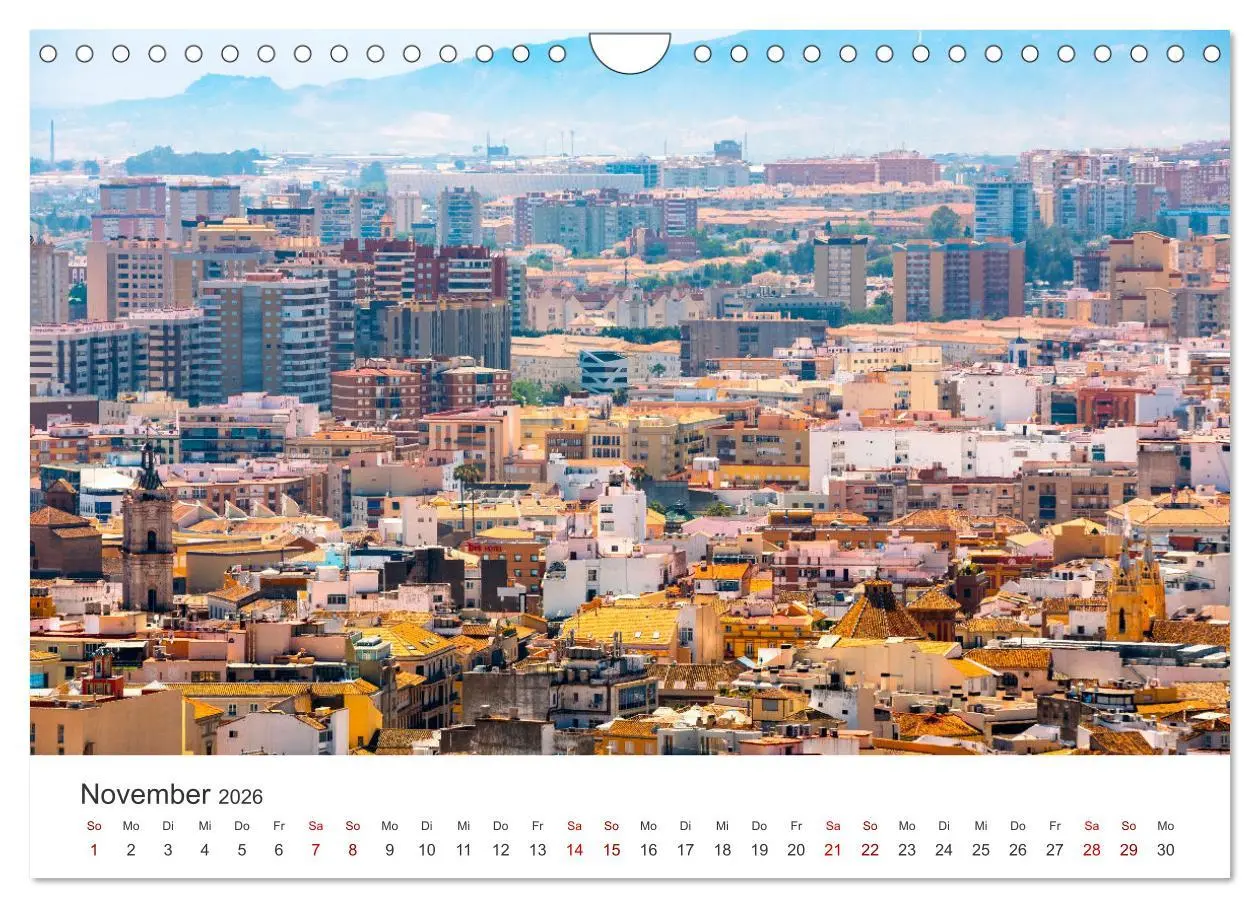 Bild: 9783457558775 | Málaga - Eine Perle in Andalusien. (Wandkalender 2026 DIN A4 quer),...