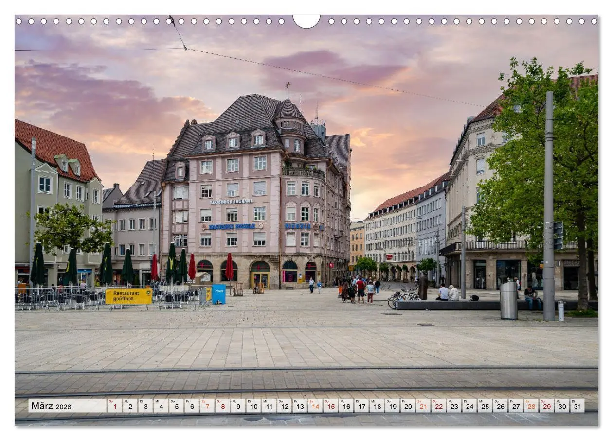 Bild: 9783457628775 | Augsburg Impressionen (Wandkalender 2026 DIN A3 quer), CALVENDO...