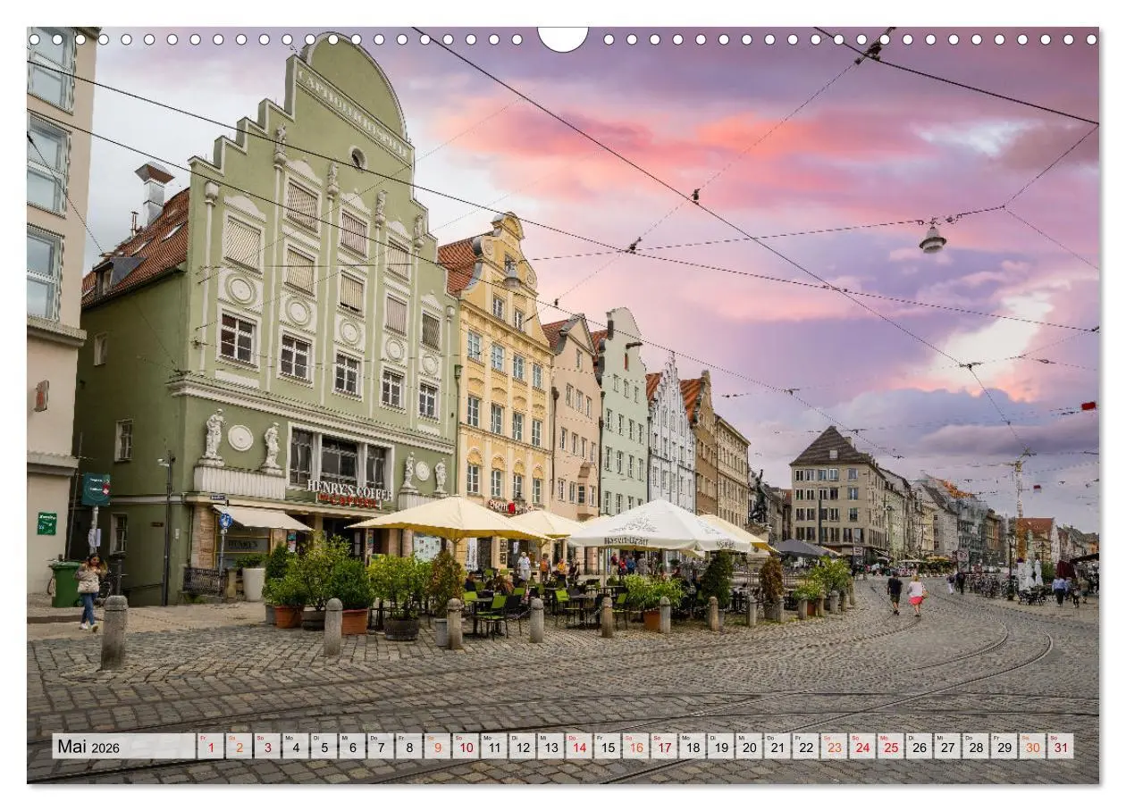 Bild: 9783457628775 | Augsburg Impressionen (Wandkalender 2026 DIN A3 quer), CALVENDO...