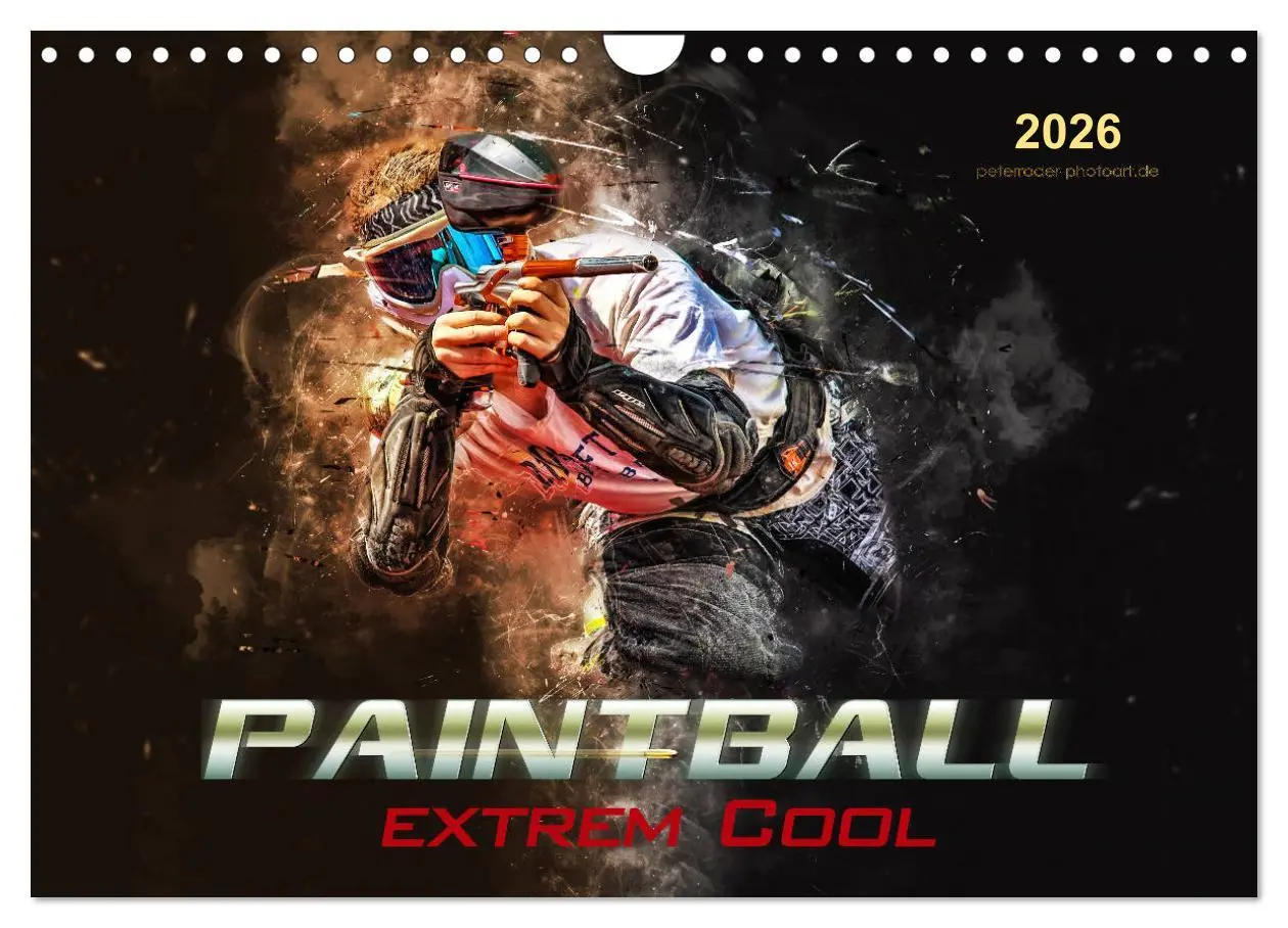 Cover: 9783457868775 | Paintball - extrem cool (Wandkalender 2026 DIN A4 quer), CALVENDO...
