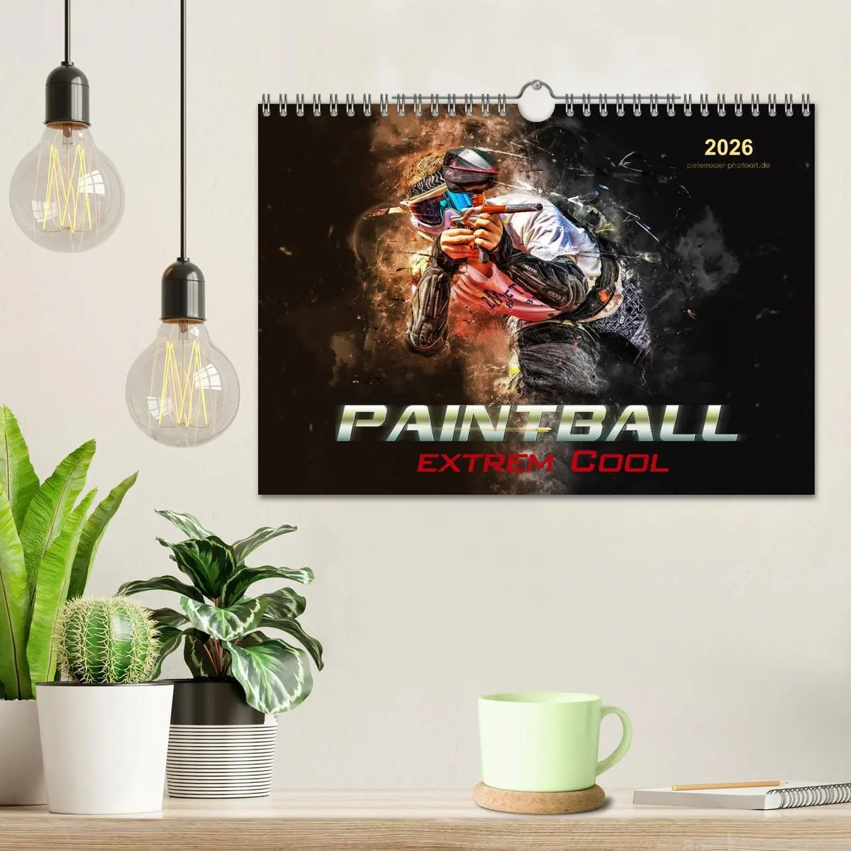 Bild: 9783457868775 | Paintball - extrem cool (Wandkalender 2026 DIN A4 quer), CALVENDO...