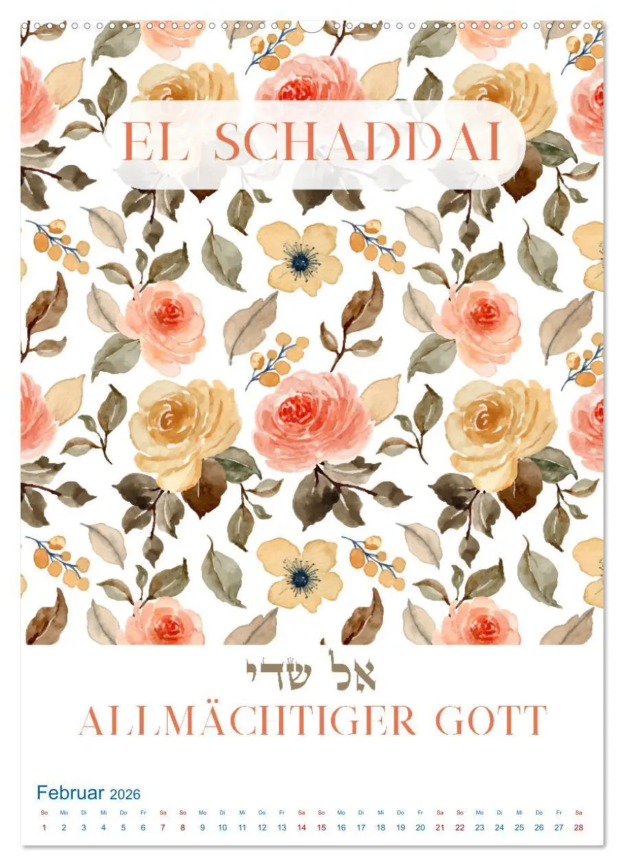 Bild: 9783516268775 | Hebräische Namen Gottes aus der Torah (hochwertiger Premium...