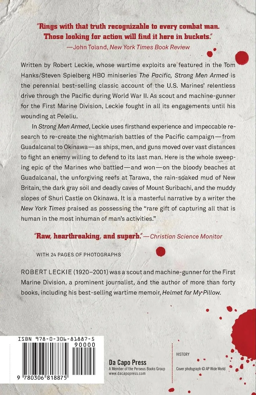 Rückseite: 9780306818875 | Strong Men Armed | The United States Marines Against Japan | Leckie