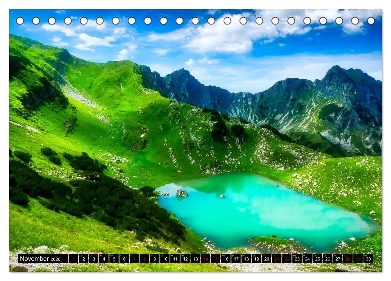Bild: 9783457618875 | Oberstdorfer Bergwelt (Tischkalender 2026 DIN A5 quer), CALVENDO...