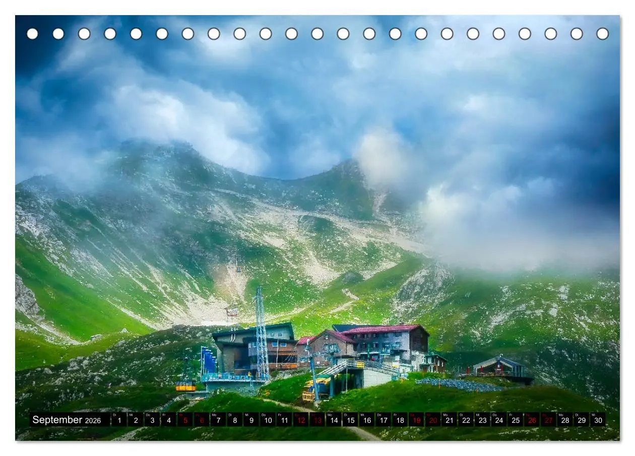 Bild: 9783457618875 | Oberstdorfer Bergwelt (Tischkalender 2026 DIN A5 quer), CALVENDO...