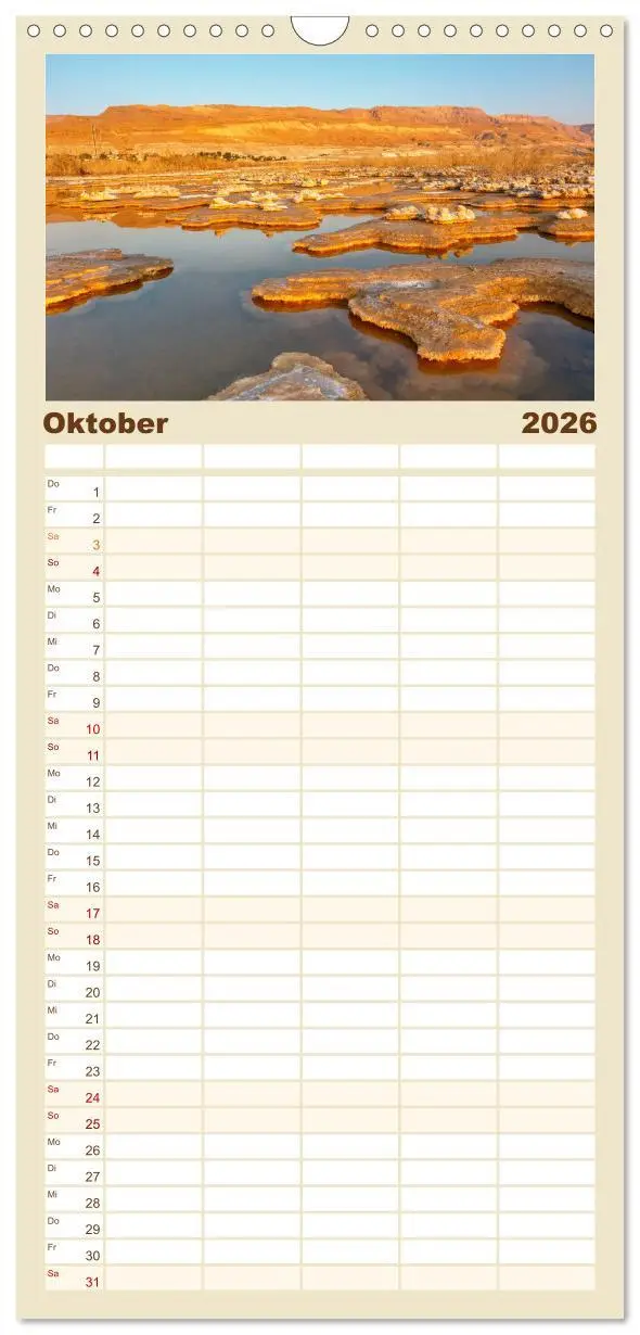 Bild: 9783516498875 | Familienplaner 2026 - Zwischen Tradition und Moderne: Israel mit 5...