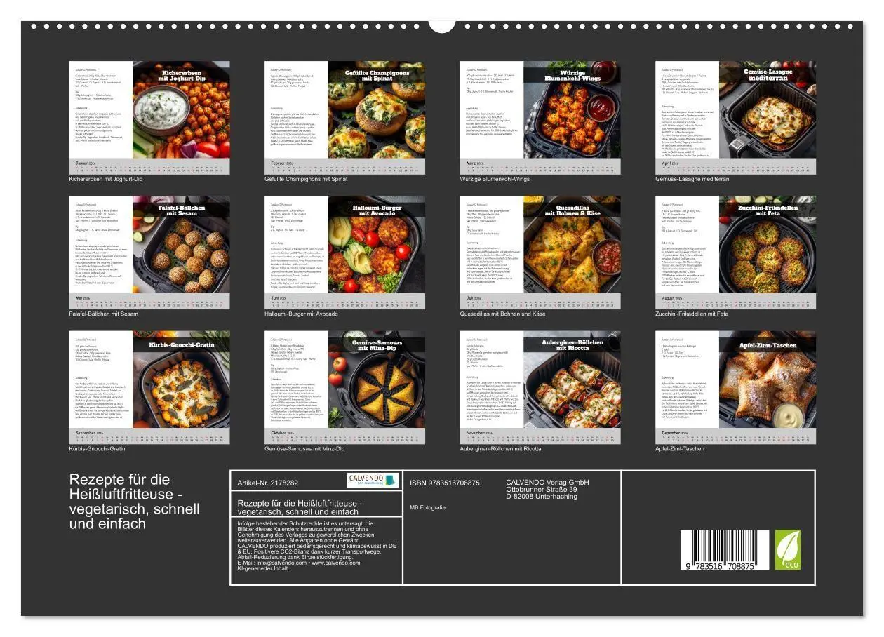 Bild: 9783516708875 | Rezepte für die Heißluftfritteuse - vegetarisch, schnell und...