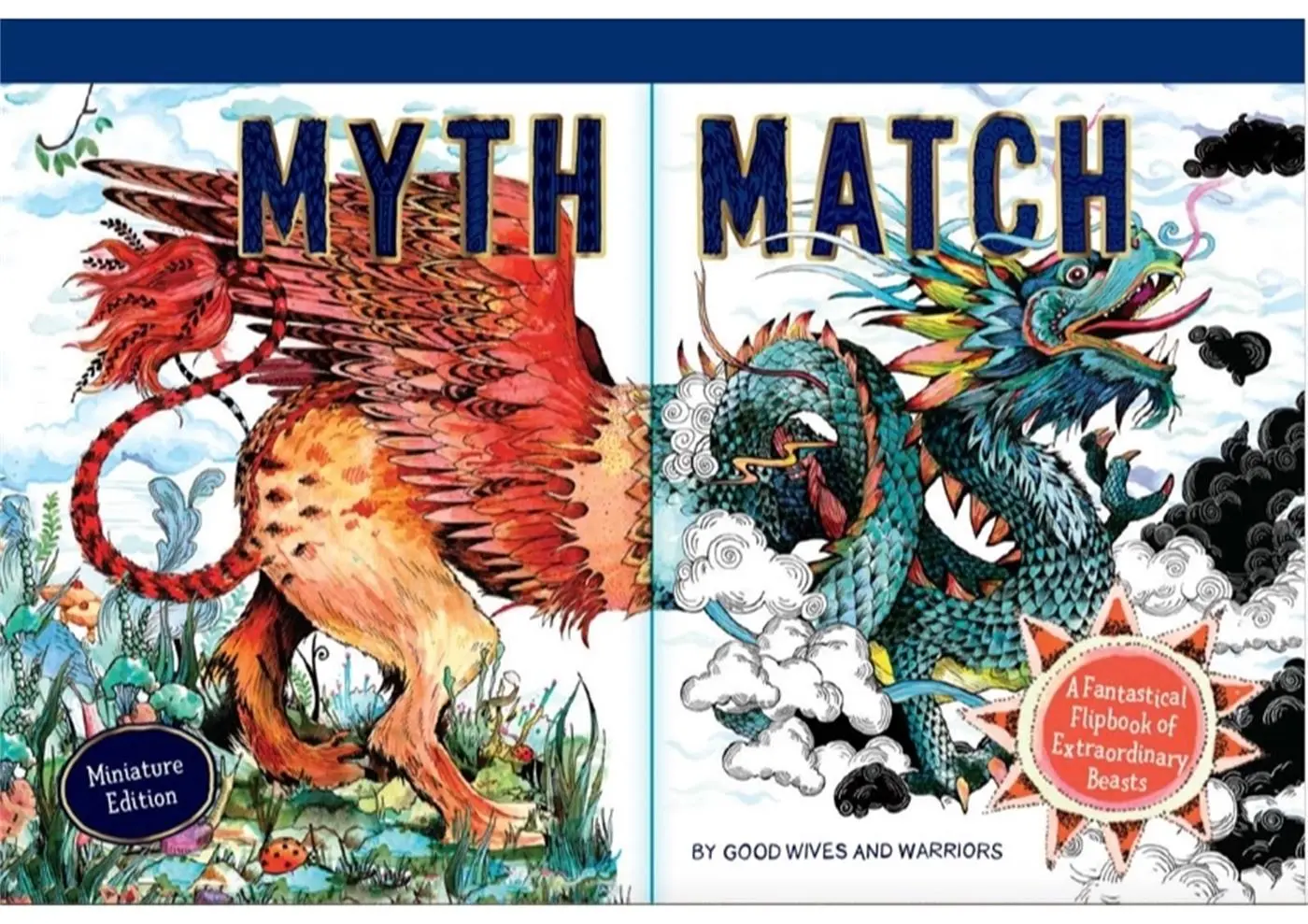 Cover: 9781786278975 | Myth Match Miniature | A Fantastical Flipbook of Extraordinary Beasts