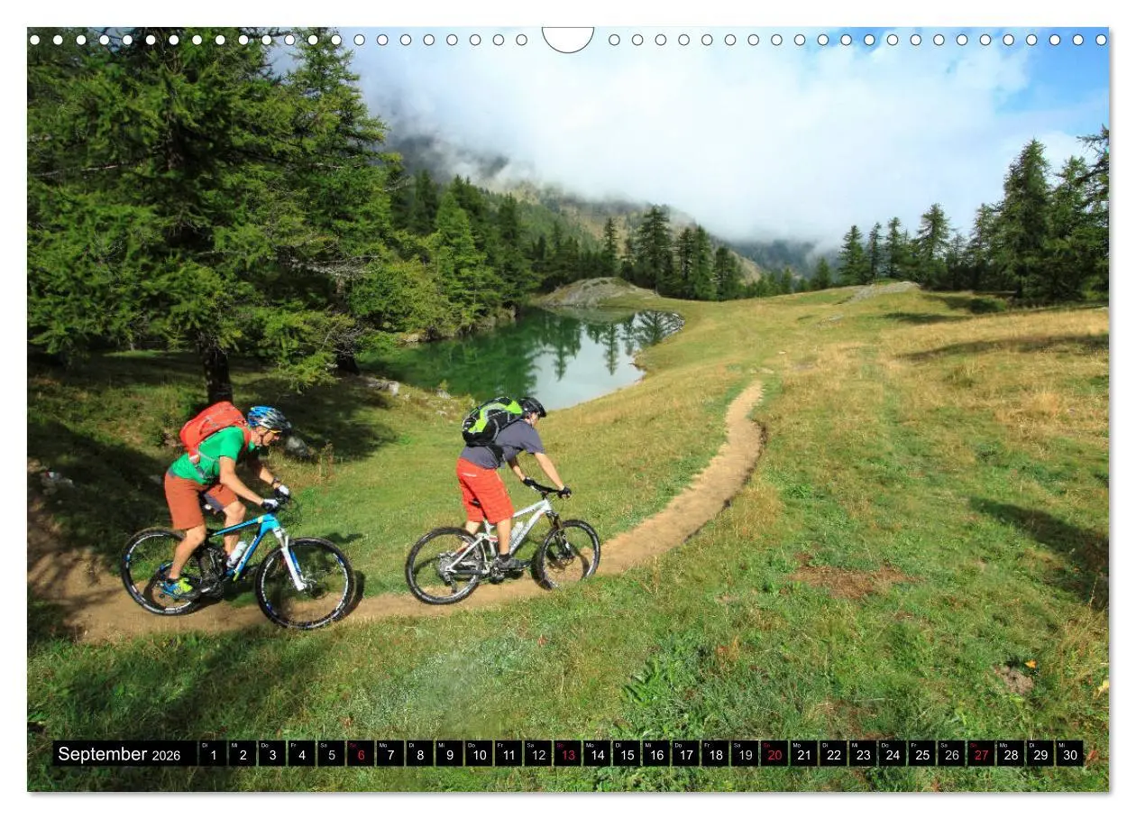 Bild: 9783457848975 | Mountainbike Traumpfade (Wandkalender 2026 DIN A3 quer), CALVENDO...