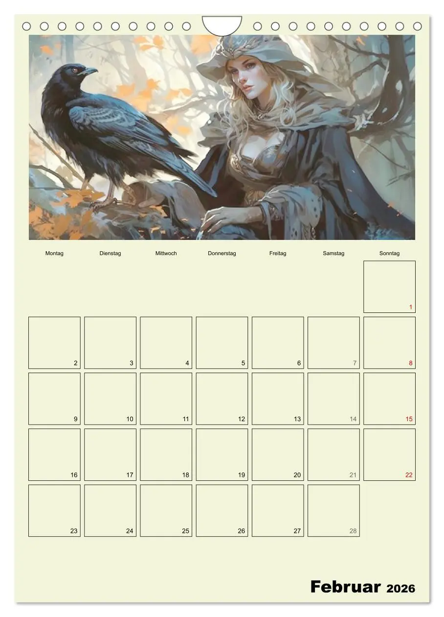 Bild: 9783516318975 | Im Zauberwald. Mystische Fabelwesen (Wandkalender 2026 DIN A4...