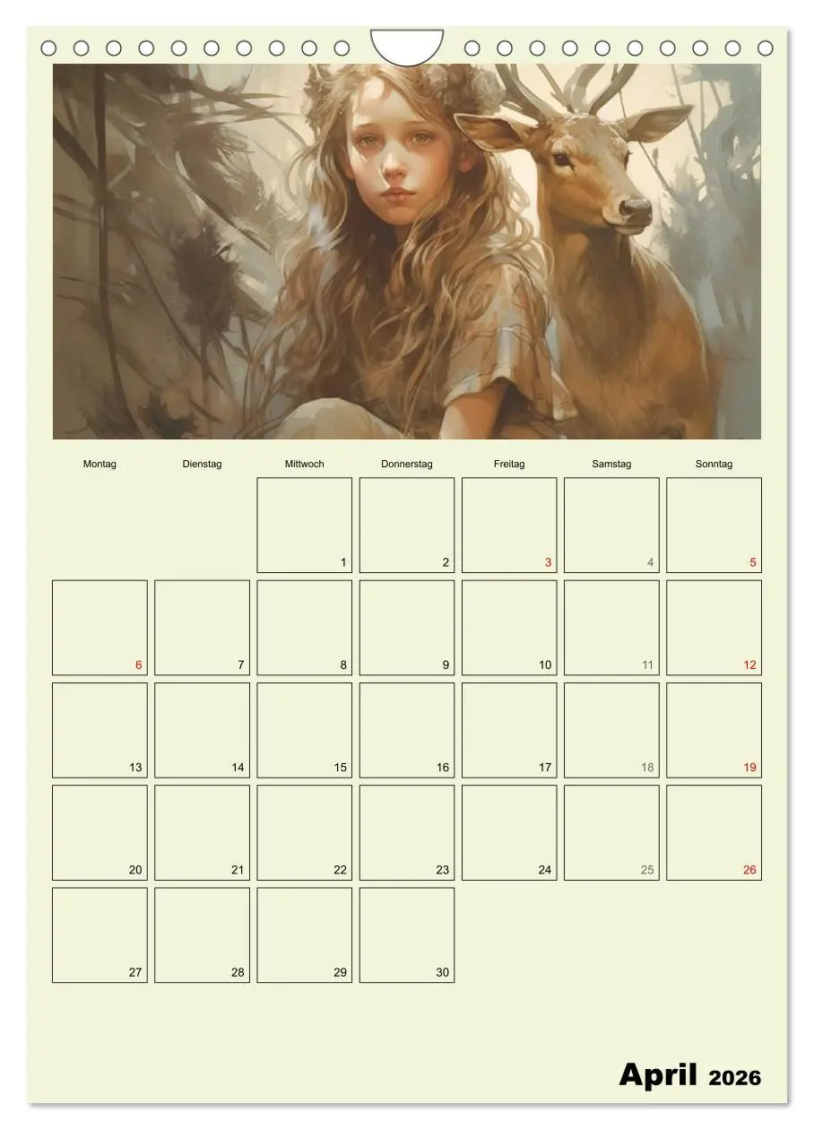 Bild: 9783516318975 | Im Zauberwald. Mystische Fabelwesen (Wandkalender 2026 DIN A4...