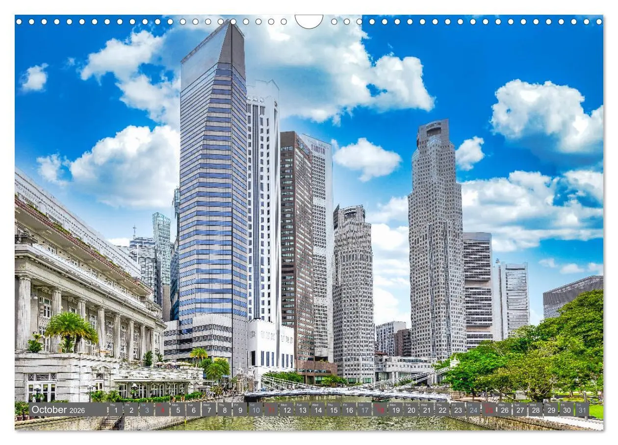 Bild: 9783516558975 | Singapore - Discover Central Area (Wall Calendar 2026 DIN A3...