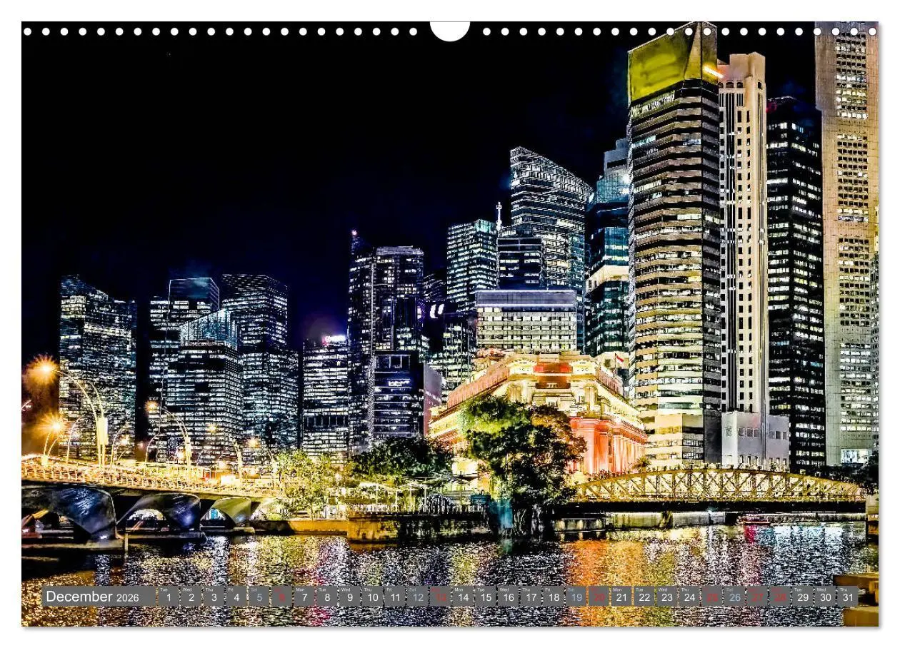 Bild: 9783516558975 | Singapore - Discover Central Area (Wall Calendar 2026 DIN A3...