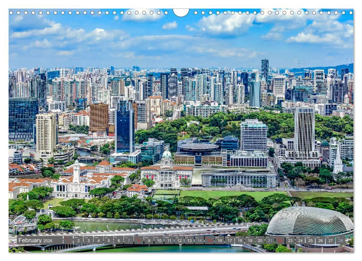 Bild: 9783516558975 | Singapore - Discover Central Area (Wall Calendar 2026 DIN A3...