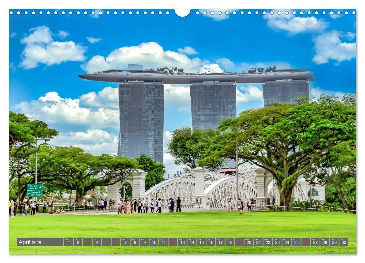 Bild: 9783516558975 | Singapore - Discover Central Area (Wall Calendar 2026 DIN A3...