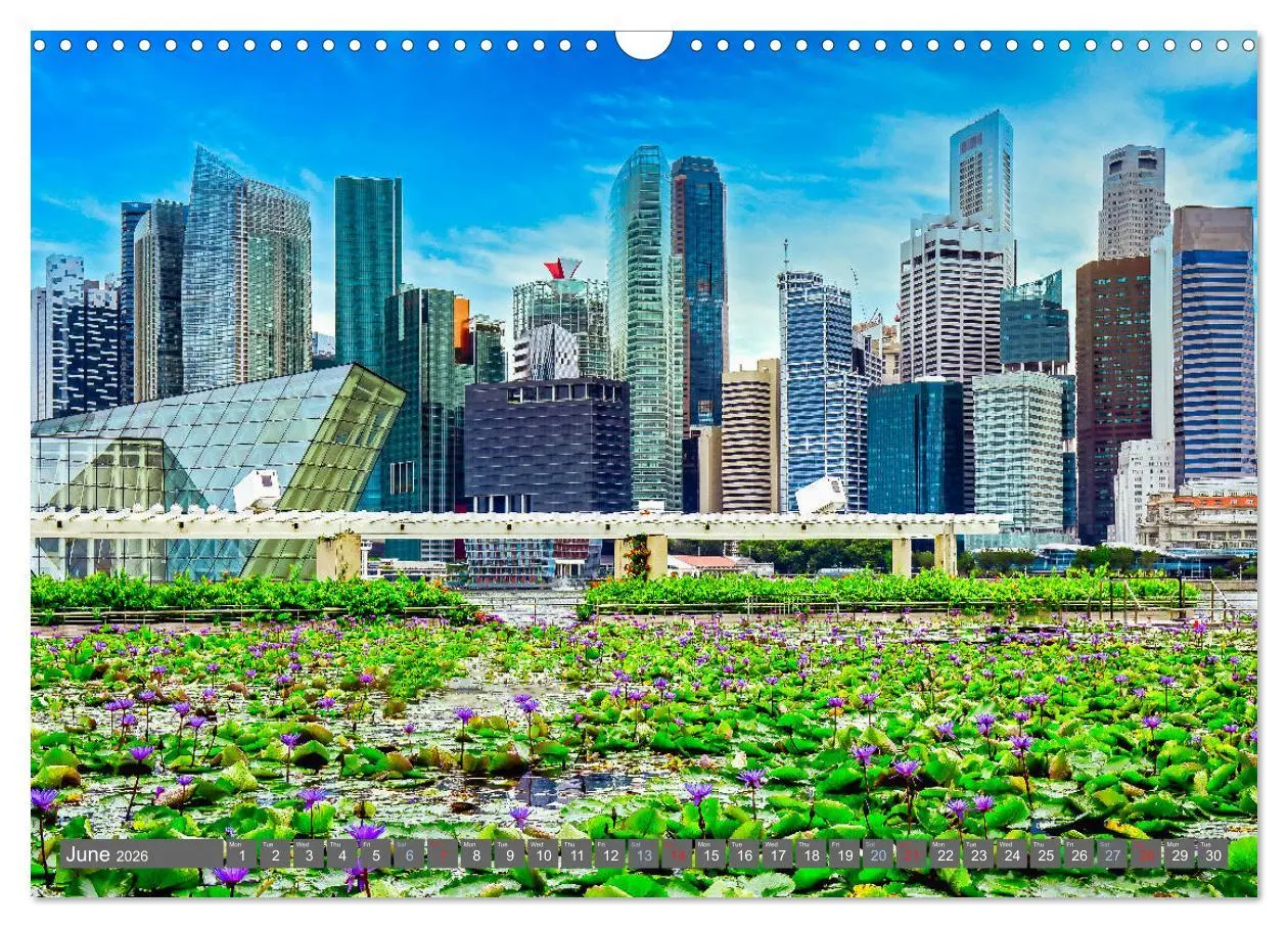 Bild: 9783516558975 | Singapore - Discover Central Area (Wall Calendar 2026 DIN A3...