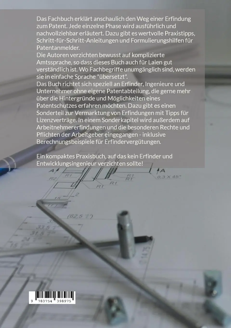 Rückseite: 9783754398975 | Von der Idee zum Patent | Werner Lorenz (u. a.) | Taschenbuch | 112 S.