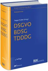 Cover: 9783800518975 | DSGVO - BDSG - TDDDG | Jürgen Taeger (u. a.) | Buch | XL | Deutsch