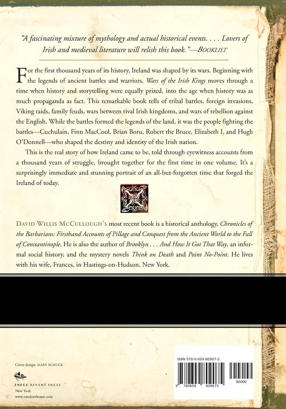 Rückseite: 9780609809075 | Wars of the Irish Kings | David W. McCullough | Taschenbuch | Englisch