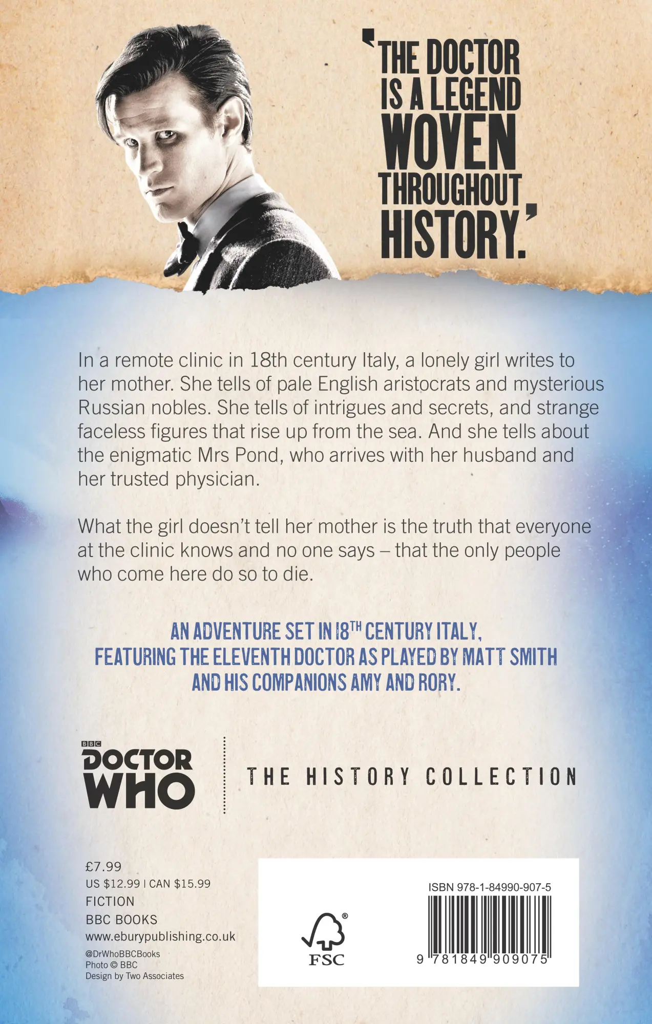 Rückseite: 9781849909075 | Doctor Who: Dead of Winter | The History Collection | James Goss