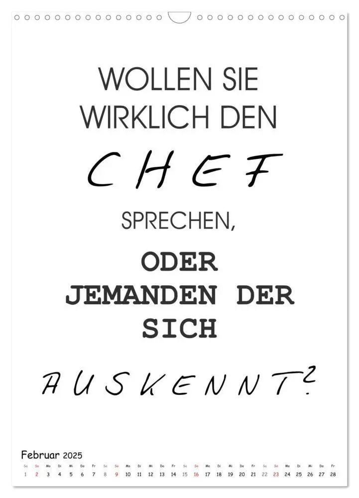 Bild: 9783435959075 | Typo-Kalender für das Büro. Gemeine und lustige Sprüche...
