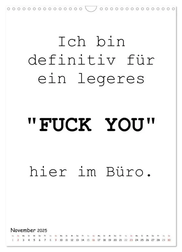 Bild: 9783435959075 | Typo-Kalender für das Büro. Gemeine und lustige Sprüche...