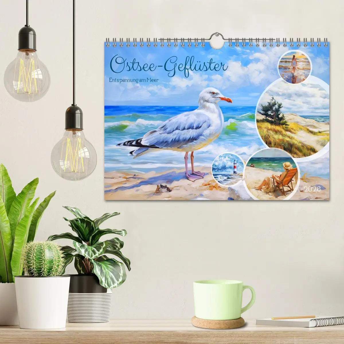 Bild: 9783457359075 | Ostsee-Geflüster - Entspannung am Meer (Wandkalender 2026 DIN A4...