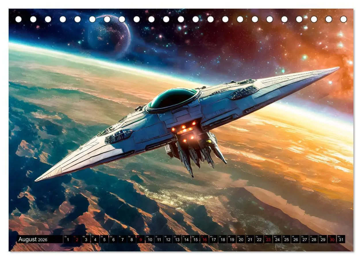 Bild: 9783457429075 | Mobilität im All (Tischkalender 2026 DIN A5 quer), CALVENDO...