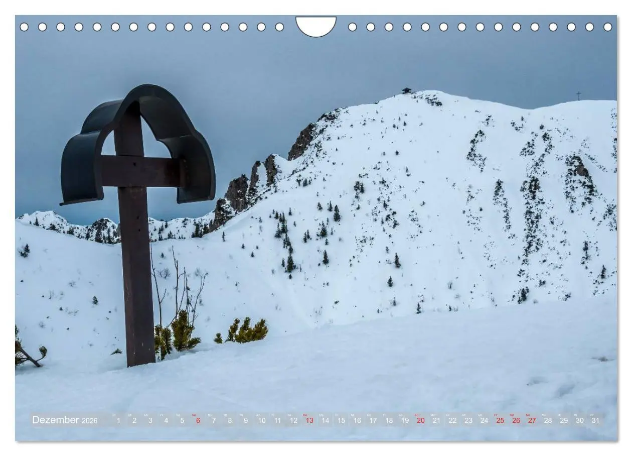 Bild: 9783457979075 | Gipfelkreuze auf bayerischen Bergen (Wandkalender 2026 DIN A4...