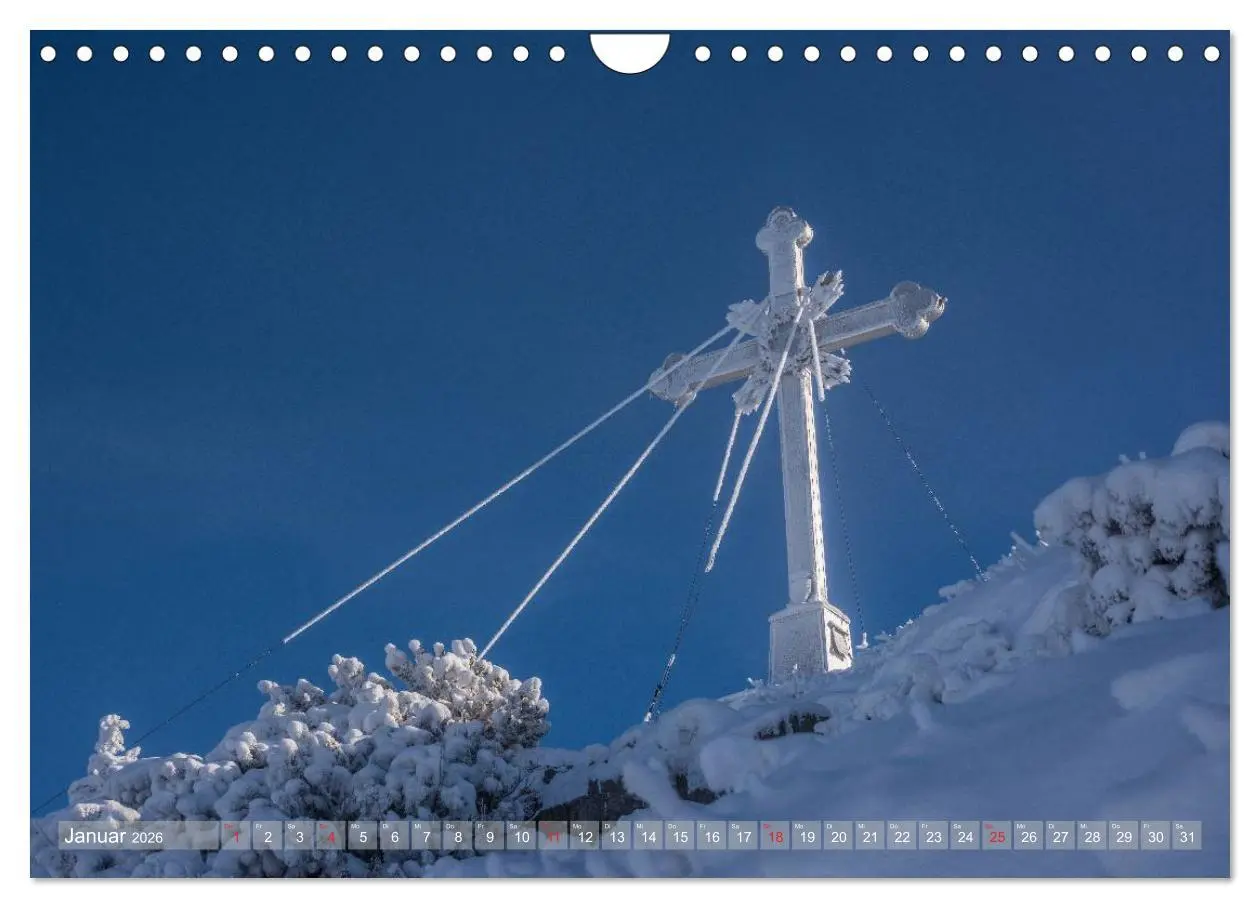 Bild: 9783457979075 | Gipfelkreuze auf bayerischen Bergen (Wandkalender 2026 DIN A4...