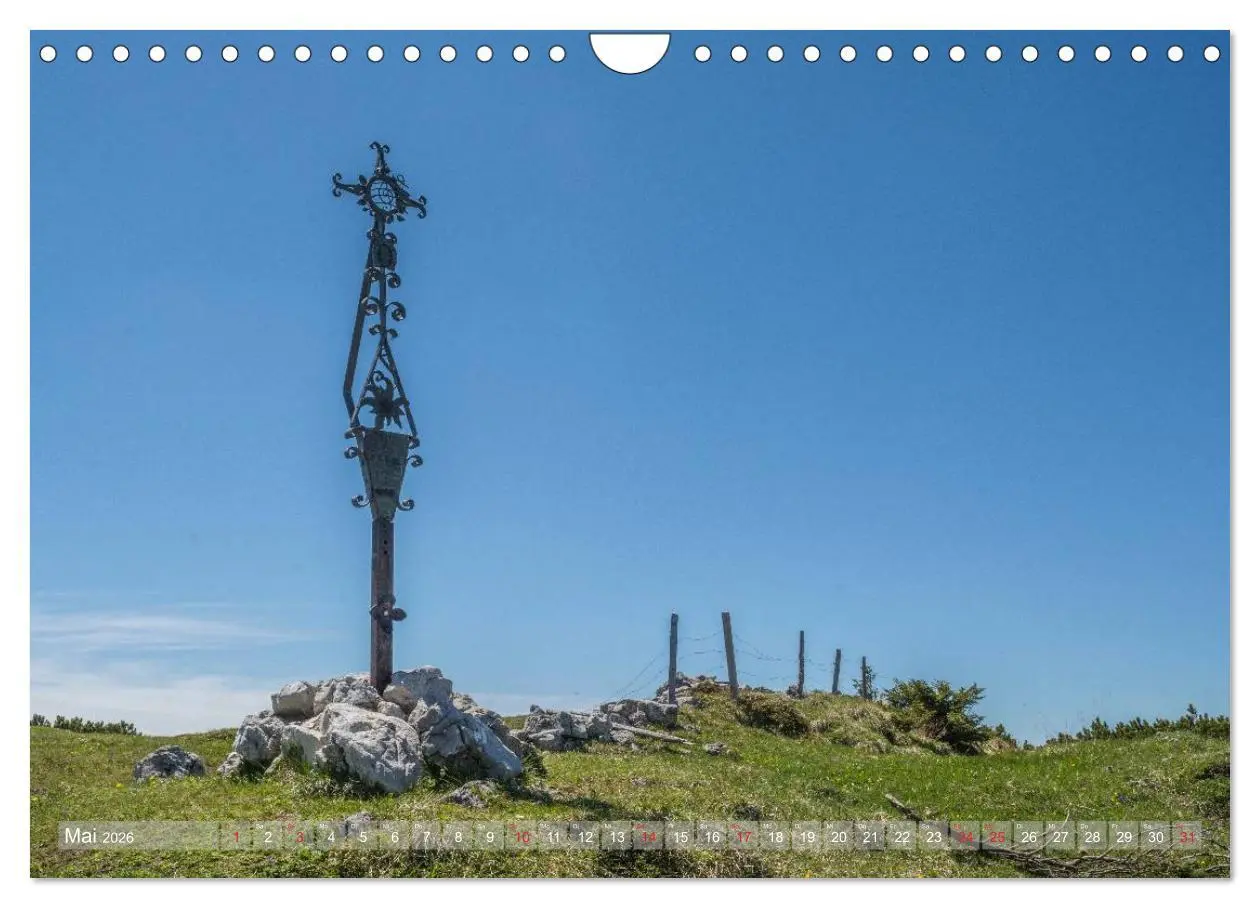 Bild: 9783457979075 | Gipfelkreuze auf bayerischen Bergen (Wandkalender 2026 DIN A4...