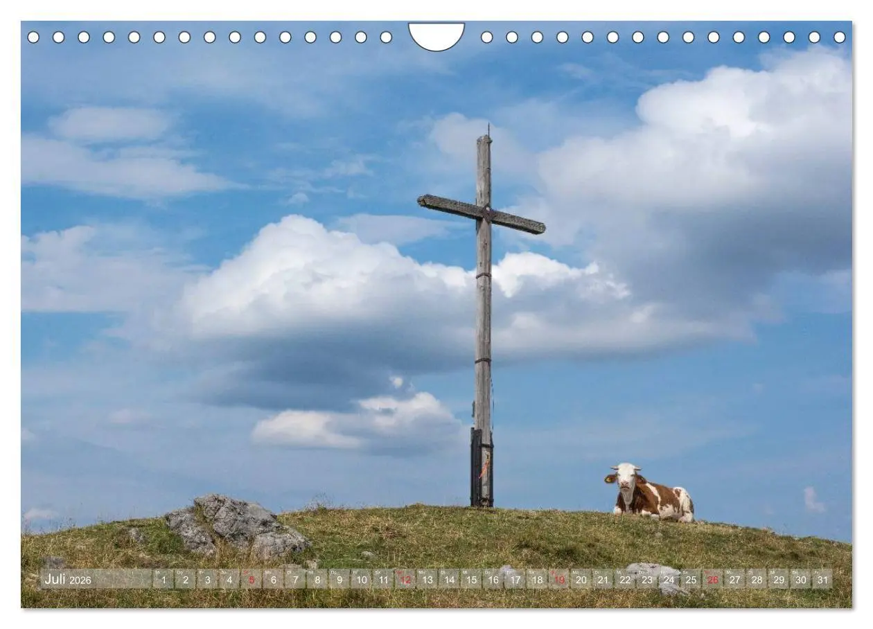 Bild: 9783457979075 | Gipfelkreuze auf bayerischen Bergen (Wandkalender 2026 DIN A4...