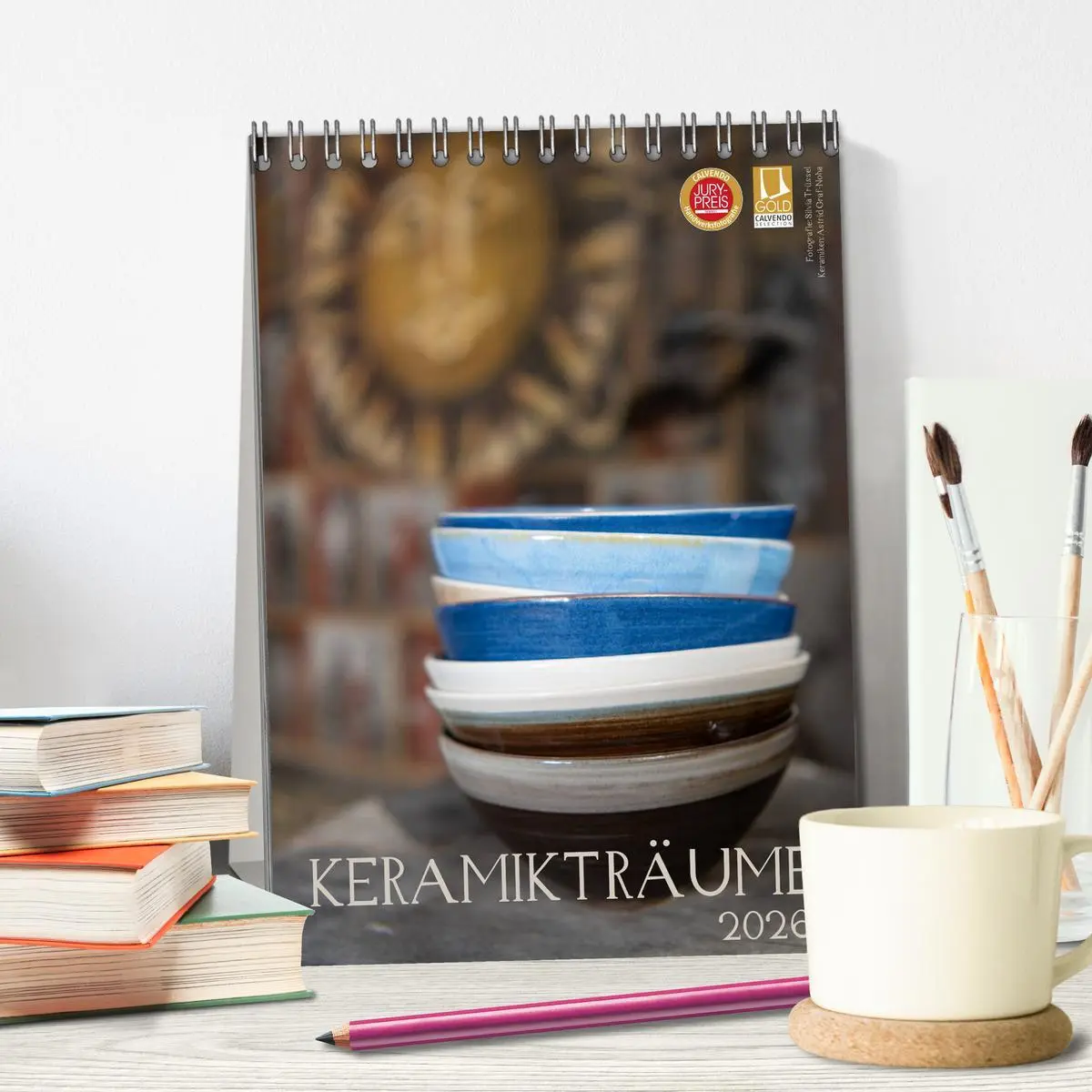 Bild: 9783516379075 | Keramikträume (Tischkalender 2026 DIN A5 hoch), CALVENDO...