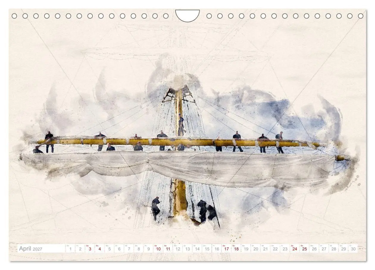 Bild: 9783569539075 | Künstlerische Ansichten der Gorch Fock (Wandkalender 2027 DIN A4...
