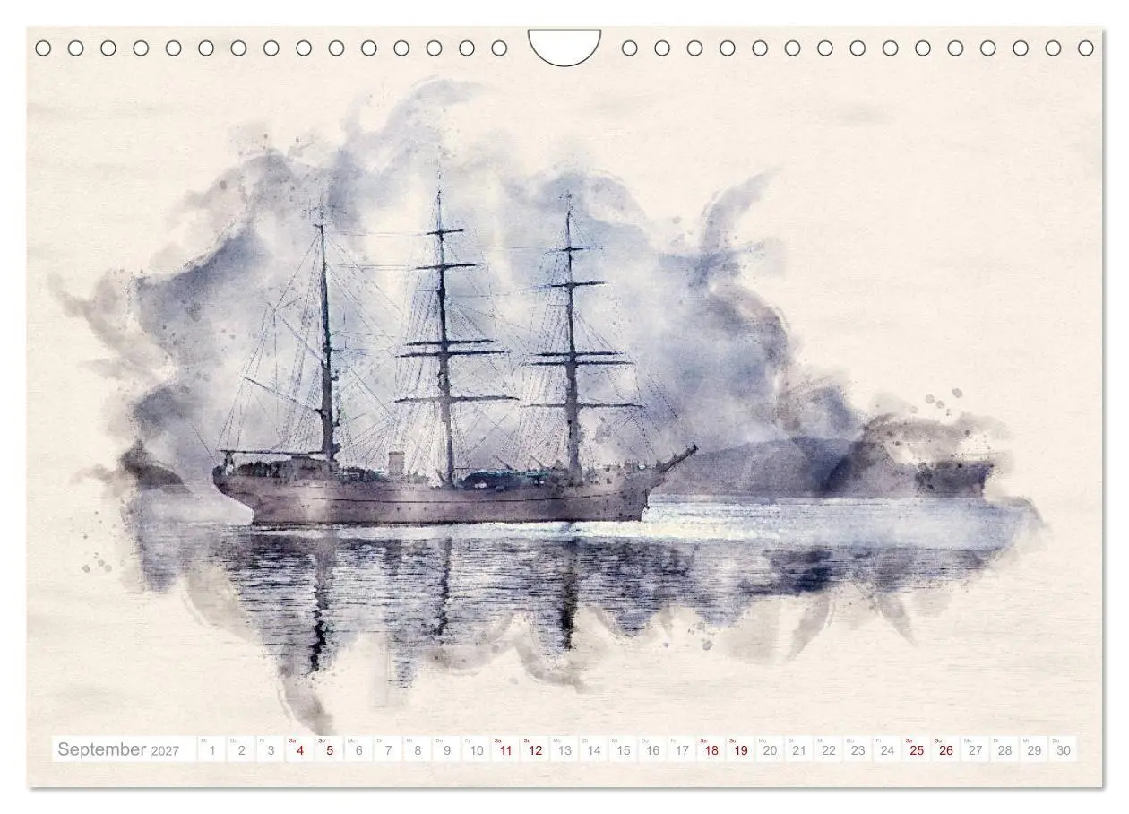 Bild: 9783569539075 | Künstlerische Ansichten der Gorch Fock (Wandkalender 2027 DIN A4...