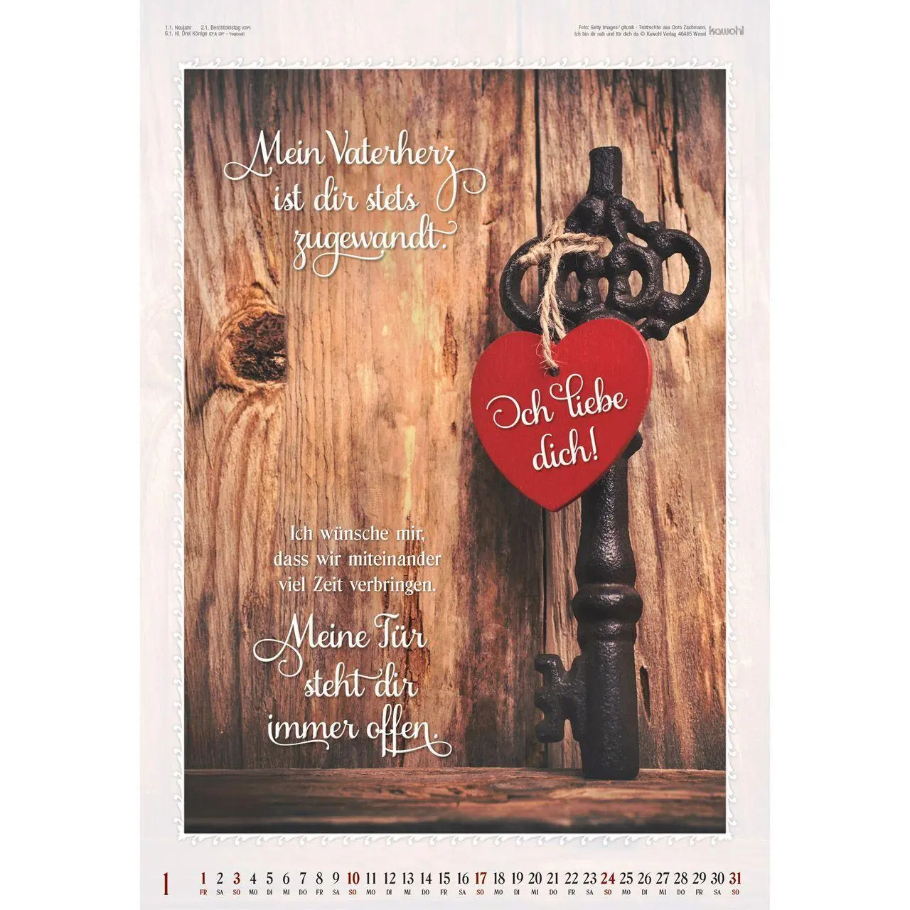 Bild: 9783754809075 | Ich bin da, dir ganz nah 2027 | Doro Zachmann | Kalender | 14 S.
