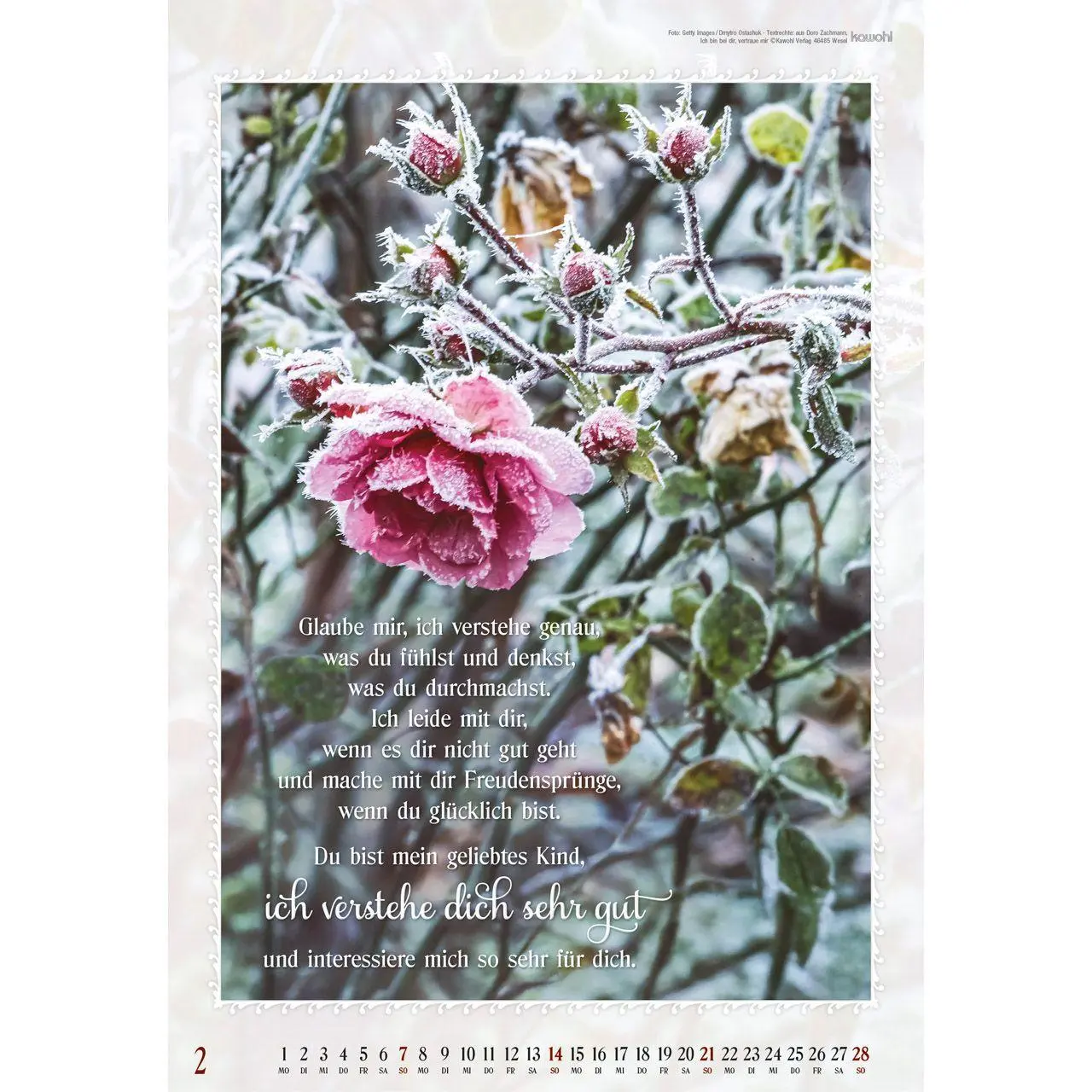Bild: 9783754809075 | Ich bin da, dir ganz nah 2027 | Doro Zachmann | Kalender | 14 S.