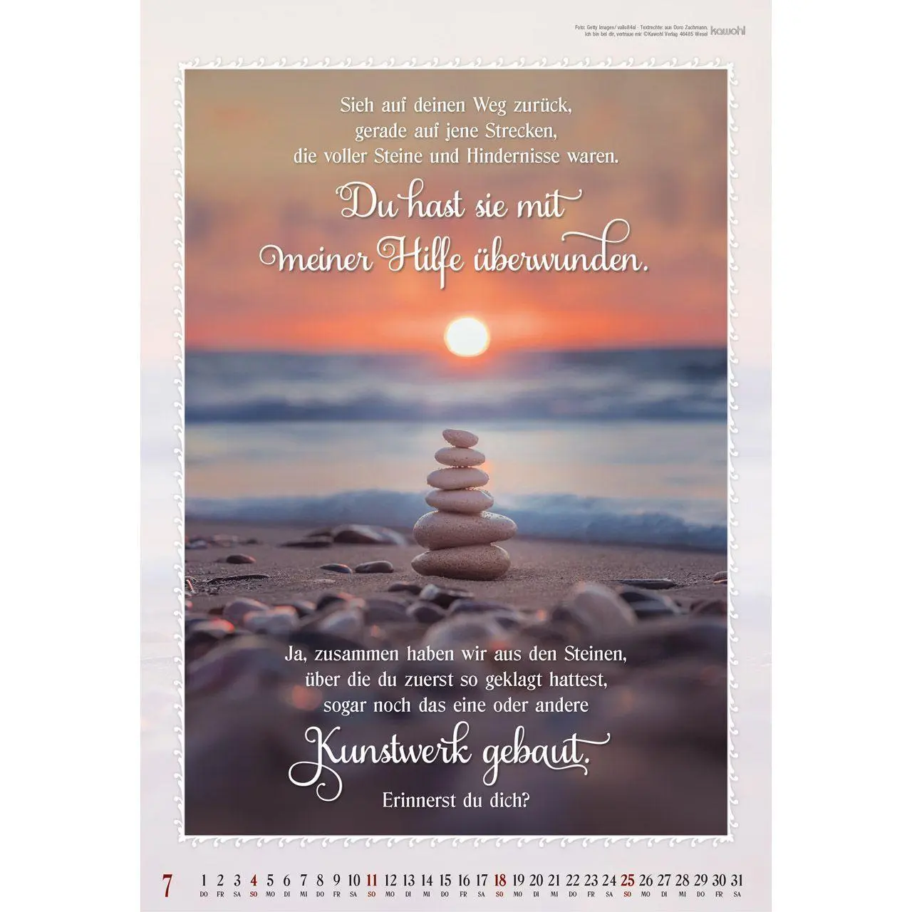 Bild: 9783754809075 | Ich bin da, dir ganz nah 2027 | Doro Zachmann | Kalender | 14 S.