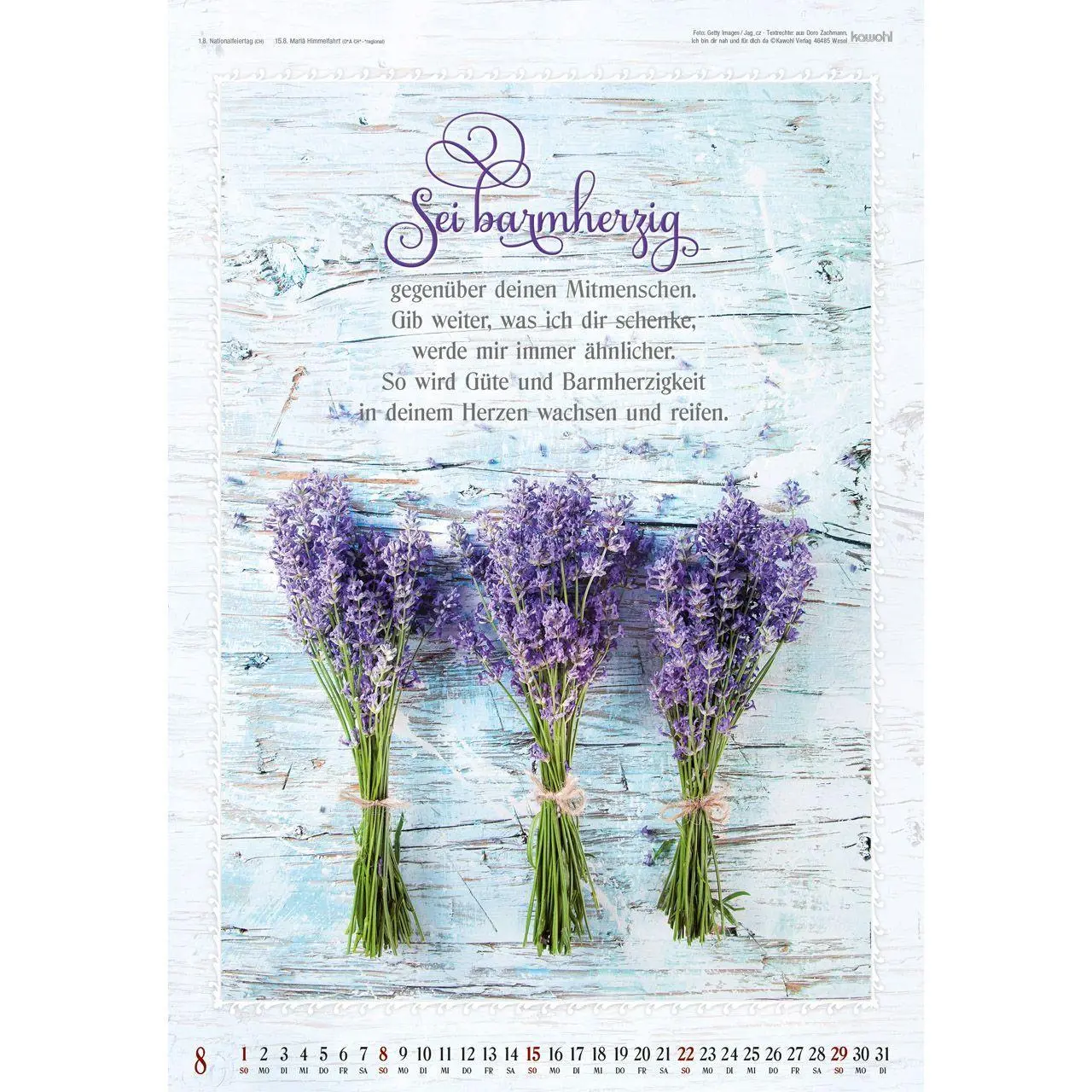 Bild: 9783754809075 | Ich bin da, dir ganz nah 2027 | Doro Zachmann | Kalender | 14 S.