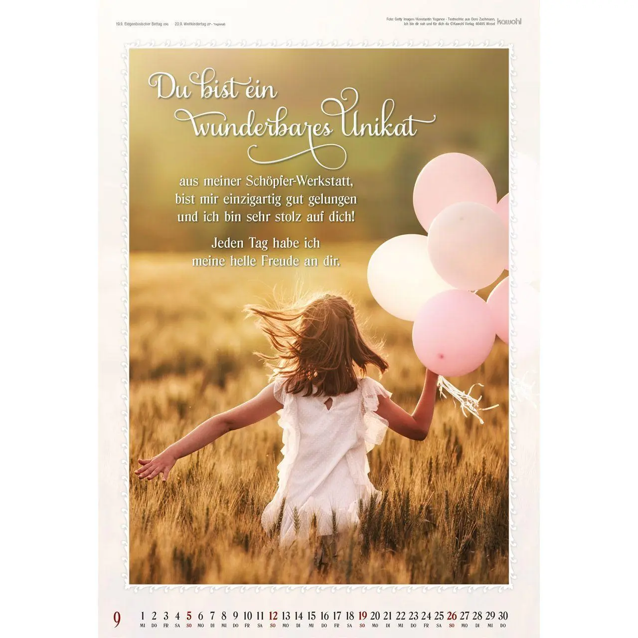 Bild: 9783754809075 | Ich bin da, dir ganz nah 2027 | Doro Zachmann | Kalender | 14 S.