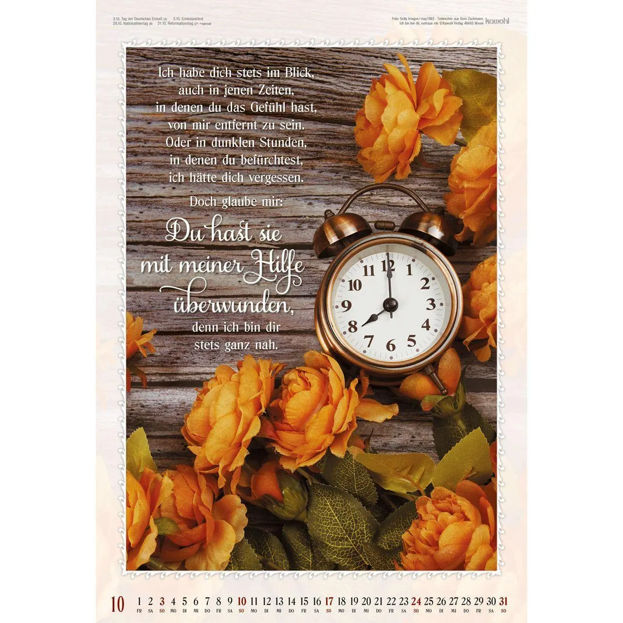 Bild: 9783754809075 | Ich bin da, dir ganz nah 2027 | Doro Zachmann | Kalender | 14 S.