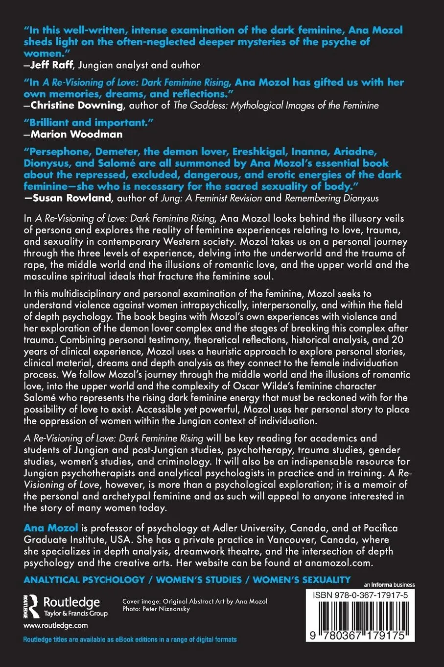 Rückseite: 9780367179175 | A Re-Visioning of Love | Dark Feminine Rising | Ana Mozol | Buch