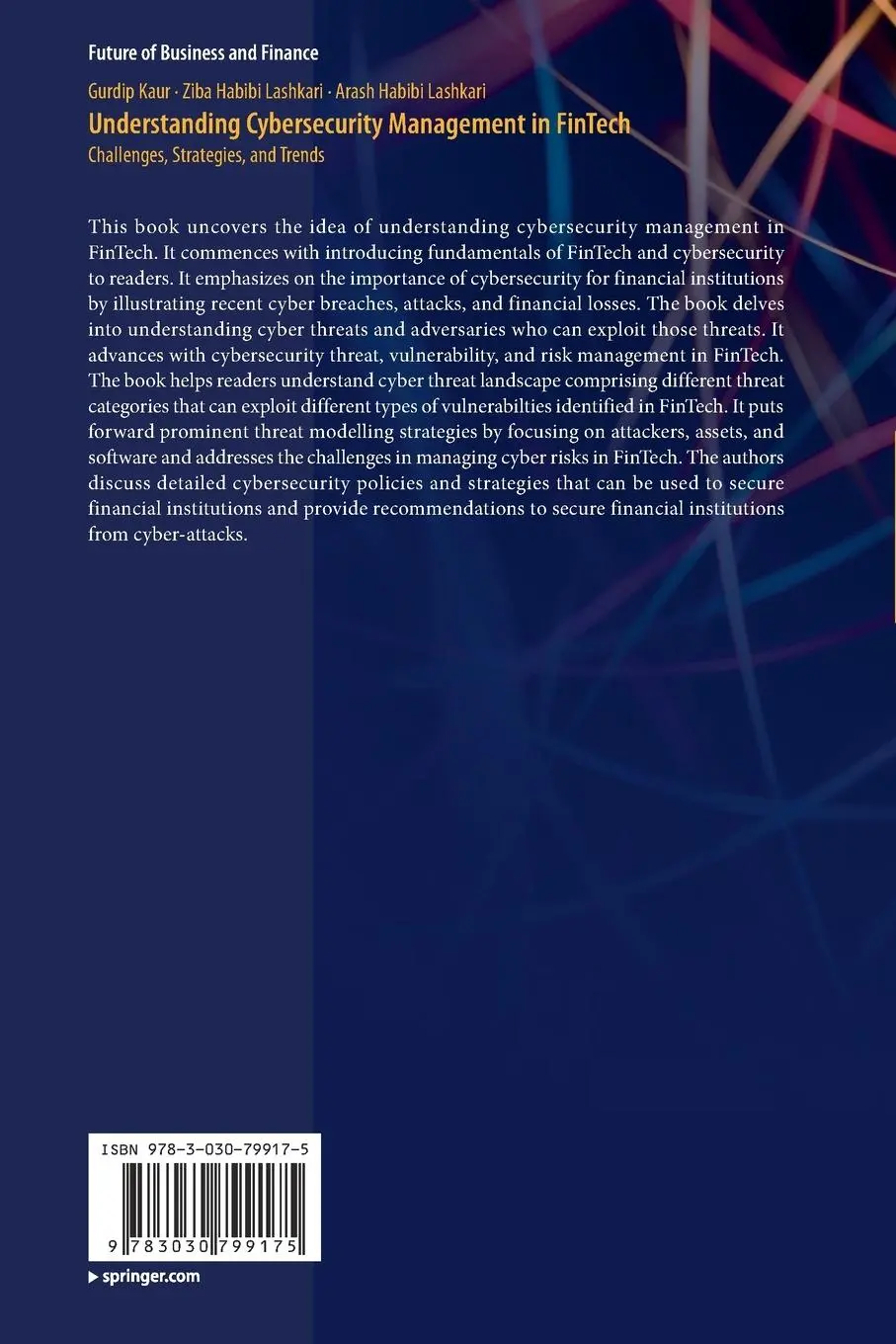 Rückseite: 9783030799175 | Understanding Cybersecurity Management in FinTech | Kaur (u. a.) | xiv