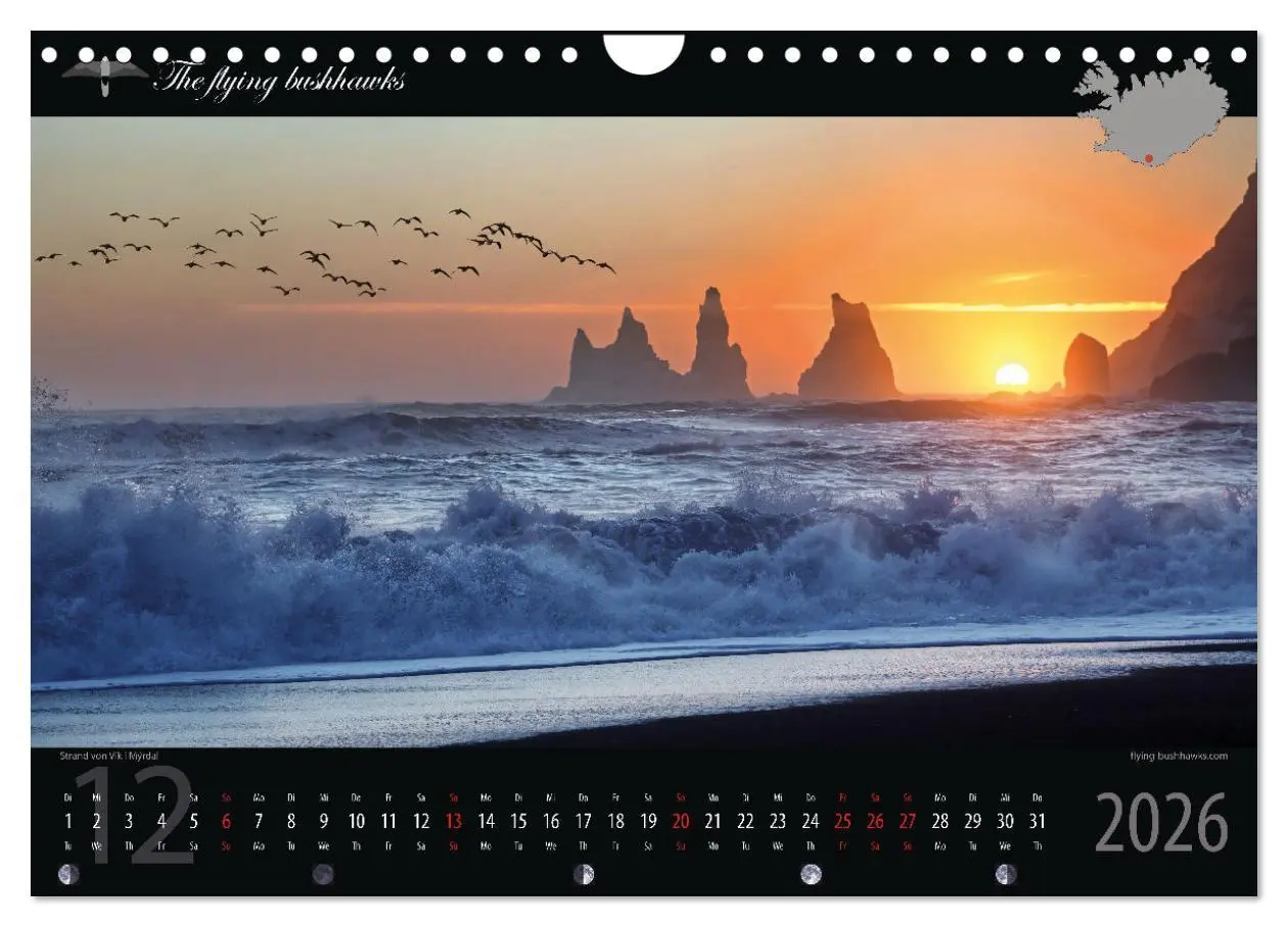 Bild: 9783457279175 | Island Blickwinkel 2026 (Wandkalender 2026 DIN A4 quer), CALVENDO...