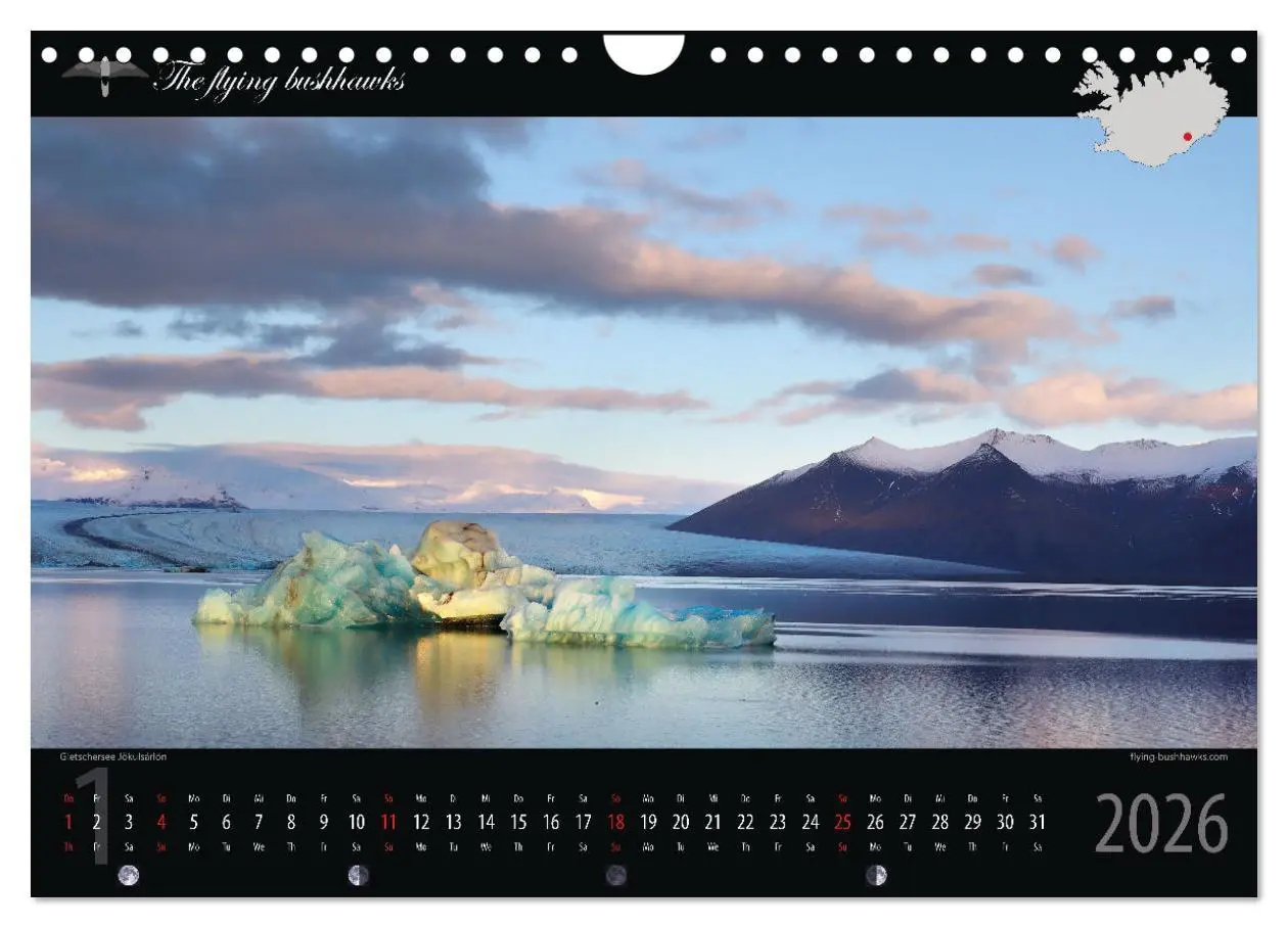 Bild: 9783457279175 | Island Blickwinkel 2026 (Wandkalender 2026 DIN A4 quer), CALVENDO...