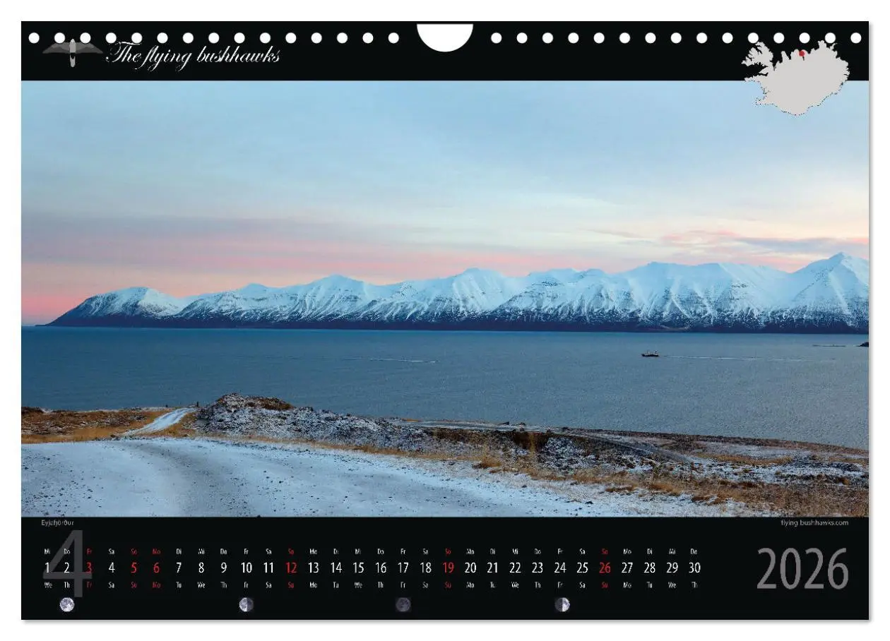 Bild: 9783457279175 | Island Blickwinkel 2026 (Wandkalender 2026 DIN A4 quer), CALVENDO...
