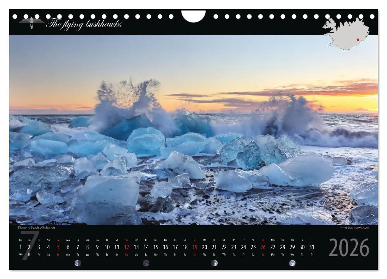 Bild: 9783457279175 | Island Blickwinkel 2026 (Wandkalender 2026 DIN A4 quer), CALVENDO...