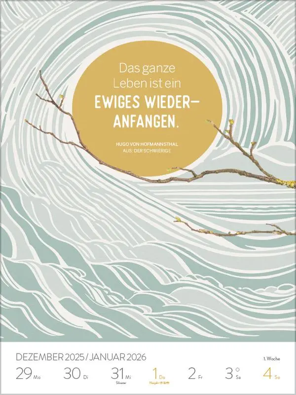 Bild: 9783731889175 | Literaturkalender 2026 | Korsch Verlag | Kalender | 54 S. | Deutsch